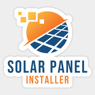 Solar Panel Installer Sticker